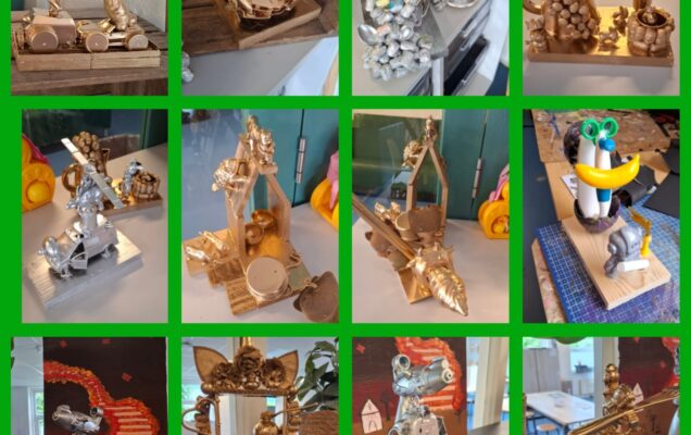 Duurzame kunst 10-14 Middelbare school Utrecht Houten