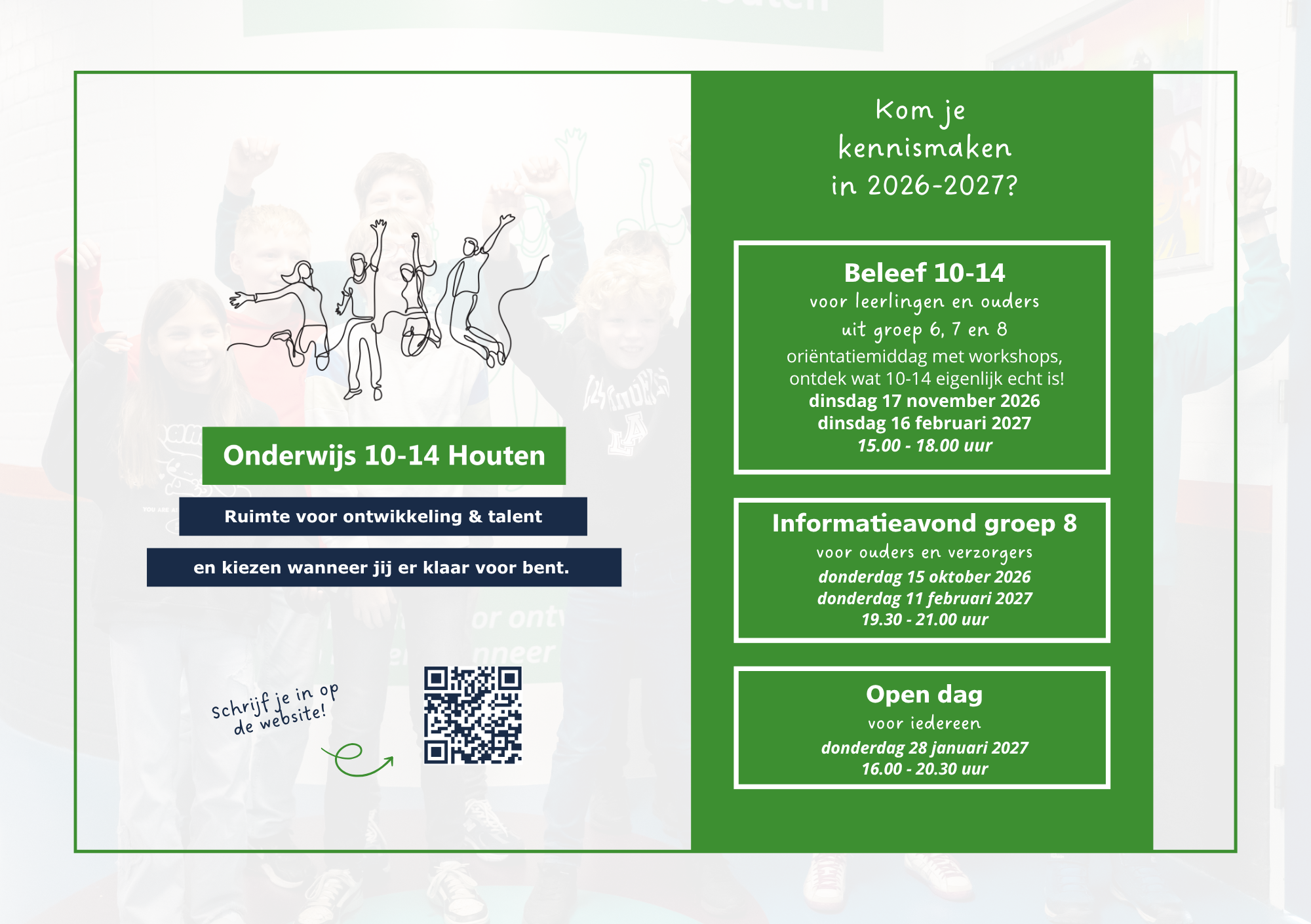 Kom je kennismaken?